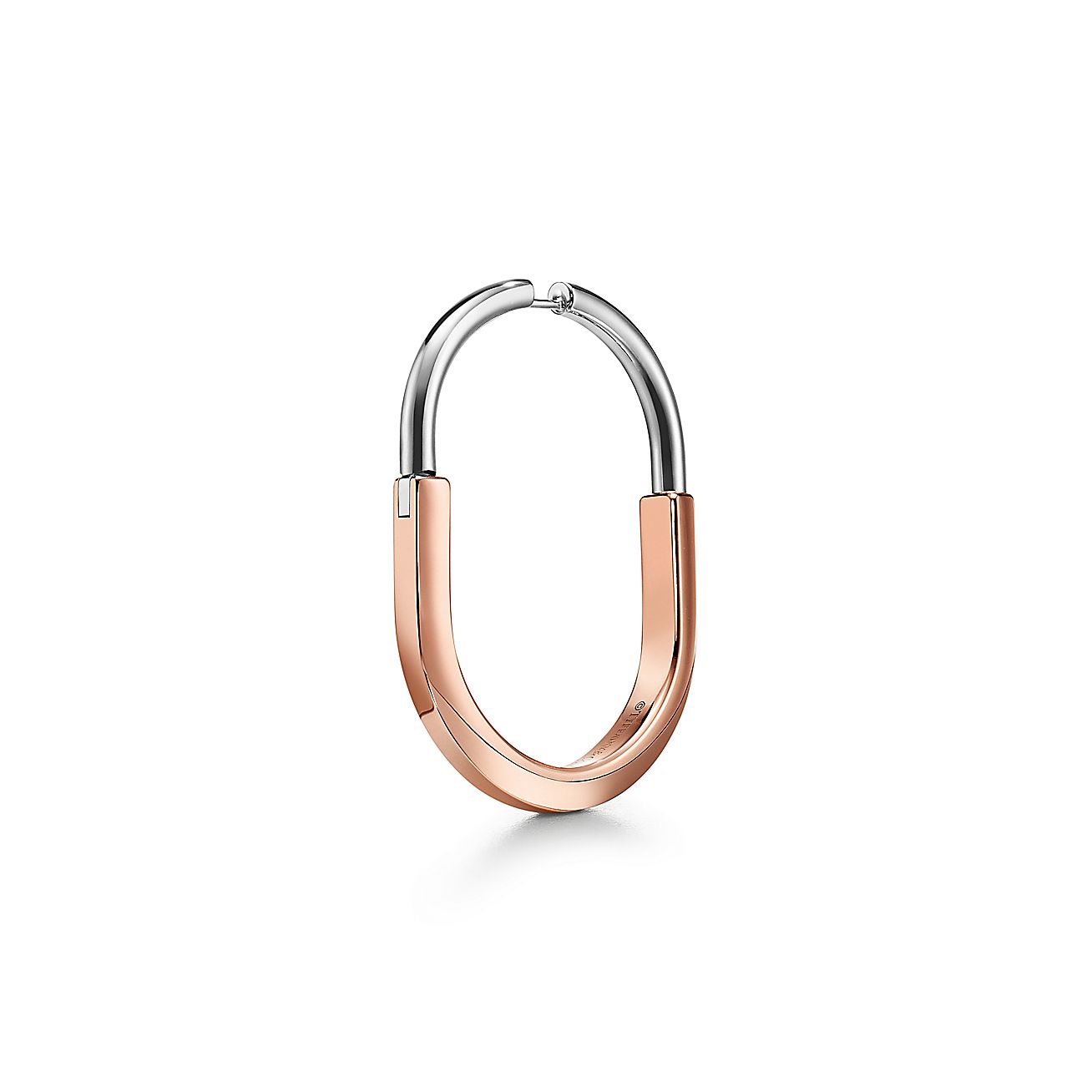 Roostick T Lock Diamond Earrings