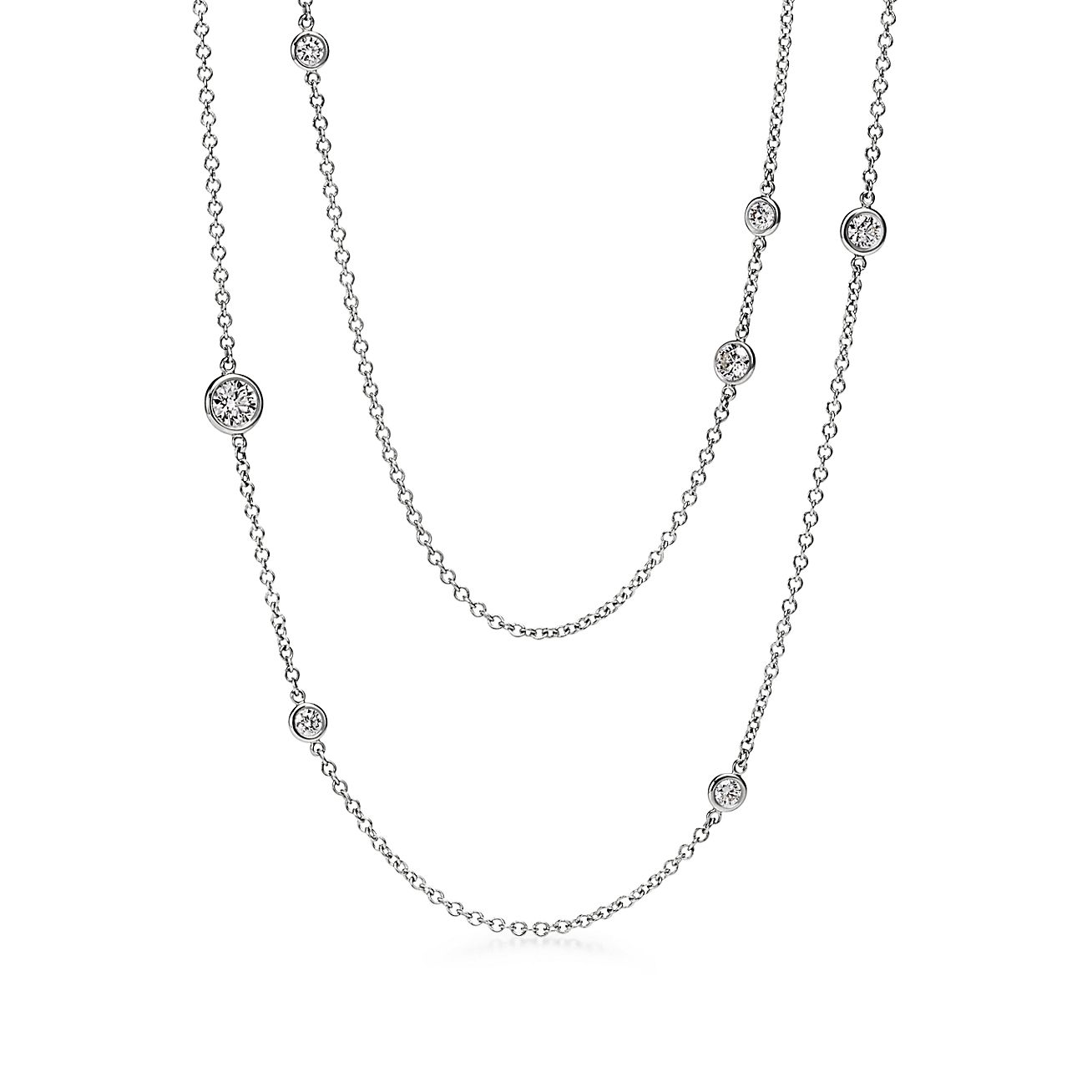 Roostick Elsa Peretti Diamonds By The Yard Necklace