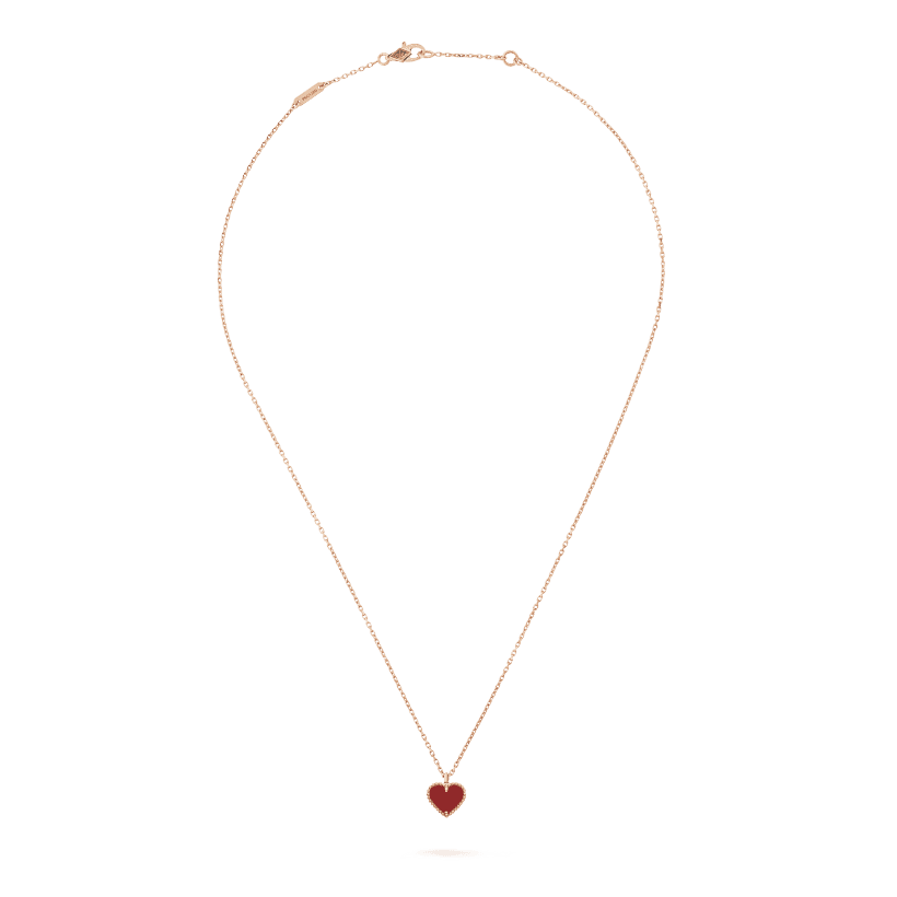 Roostick Sweet Alhambra Heart Pendant Necklace