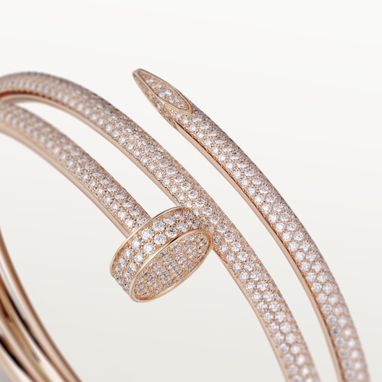 Roostick Juste Un Clou Full Diamonds Bangle Bracelet