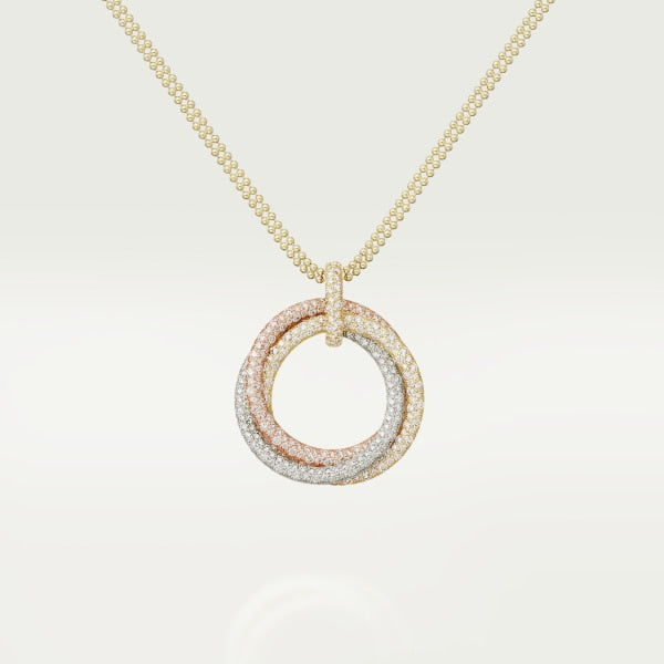 Roostick Trinity White Gold Diamond Necklace