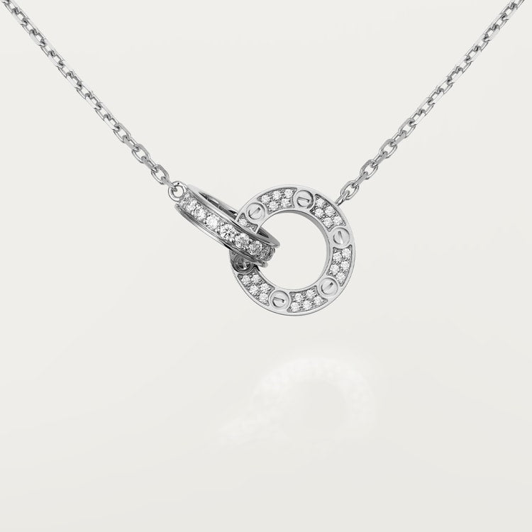 Roostick Love Diamonds Necklace Pavé