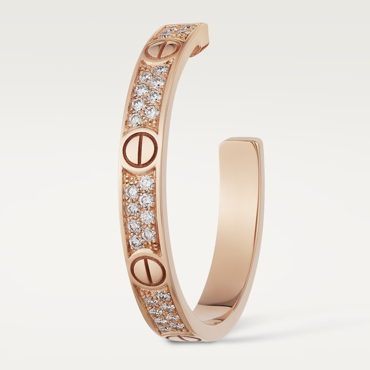 Roostick Love Pave Diamonds Earrings