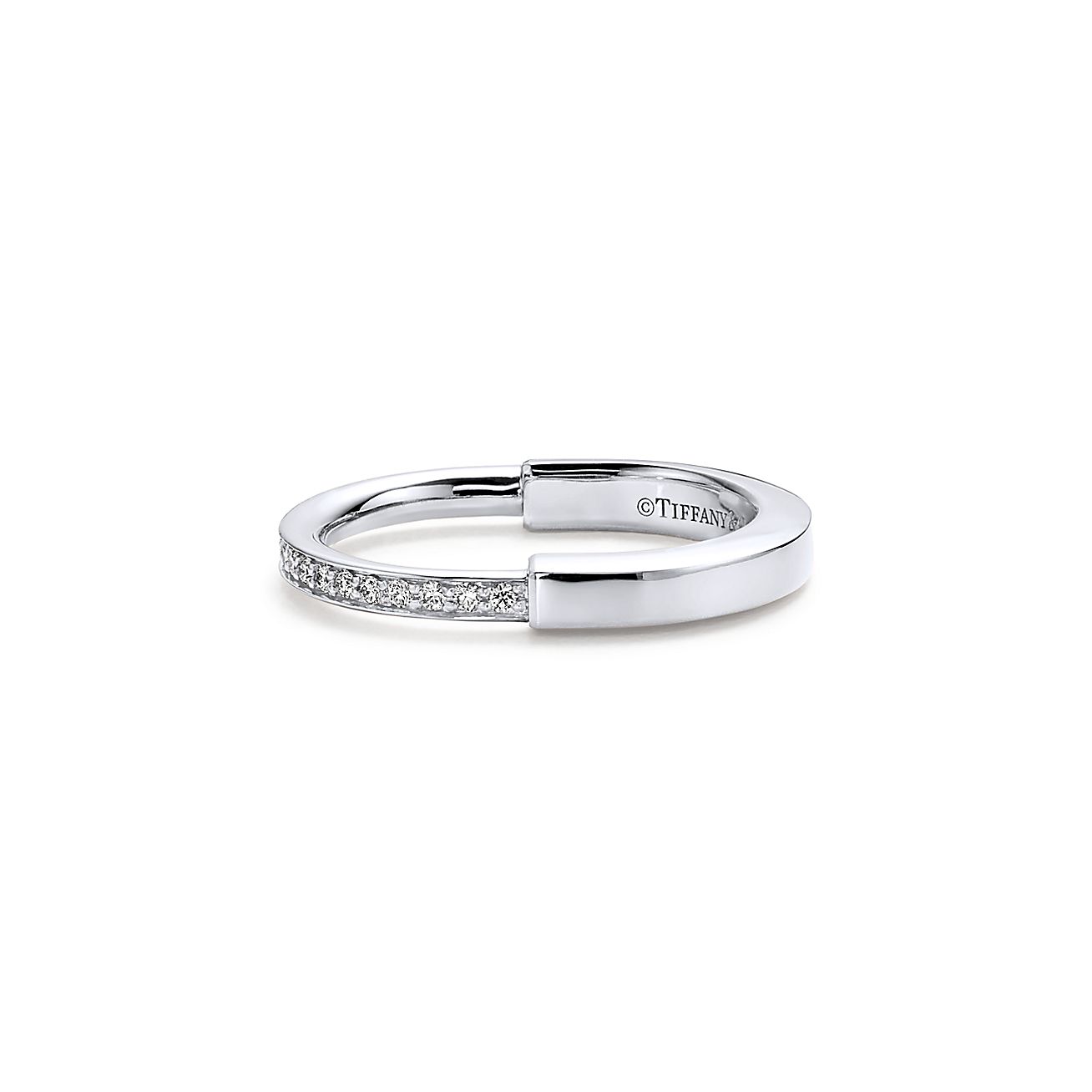 Roostick Lock Diamonds Yellow Gold Ring