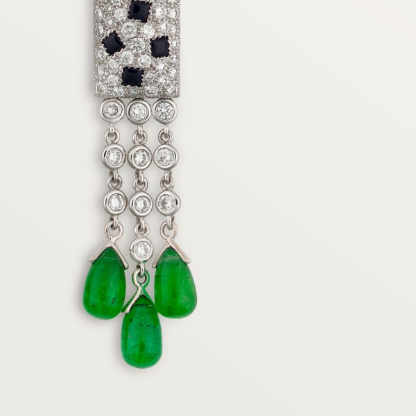 Roostick Panthère De Long Diamond Earrings