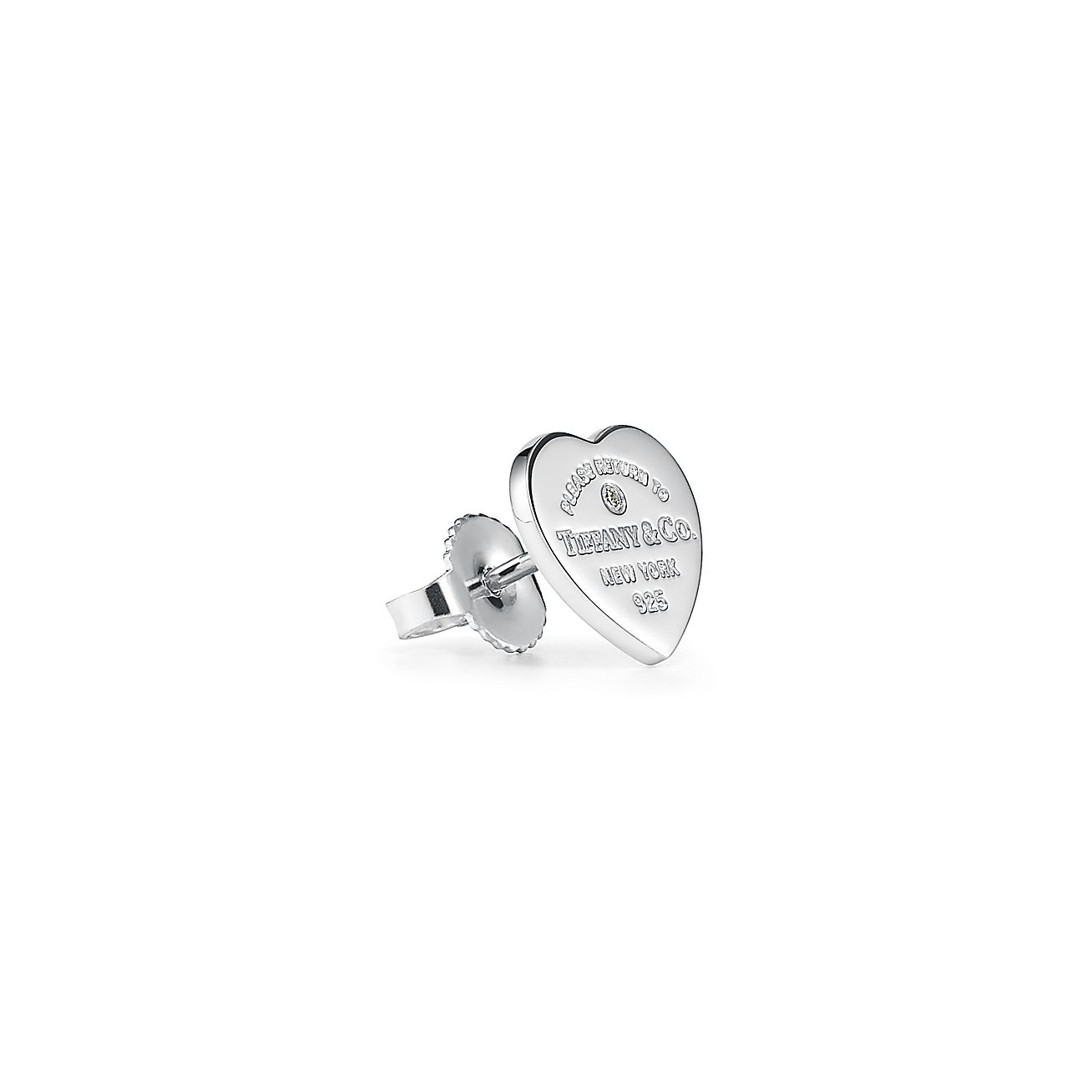 Roostick 18K Return to T Blue Heart Earrings