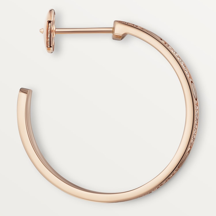 Roostick Love Pave Diamonds Earrings