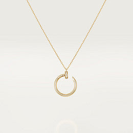 Roostick Juste Un Clou Open Circle Diamonds Necklace