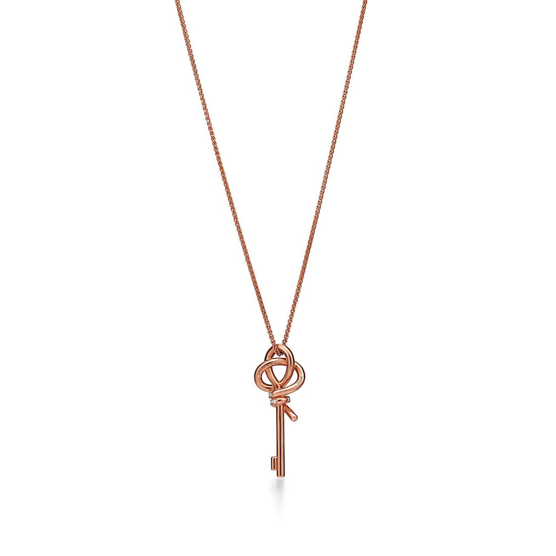 Roostick Keys Woven Diamonds Medium Necklace