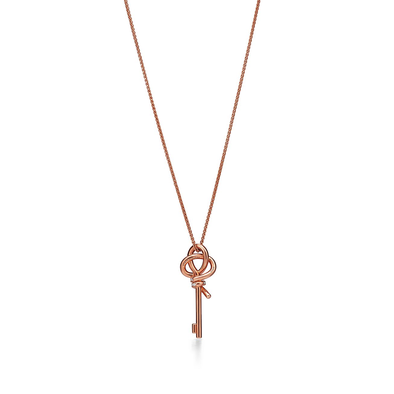 Roostick Keys Woven Diamonds Medium Necklace