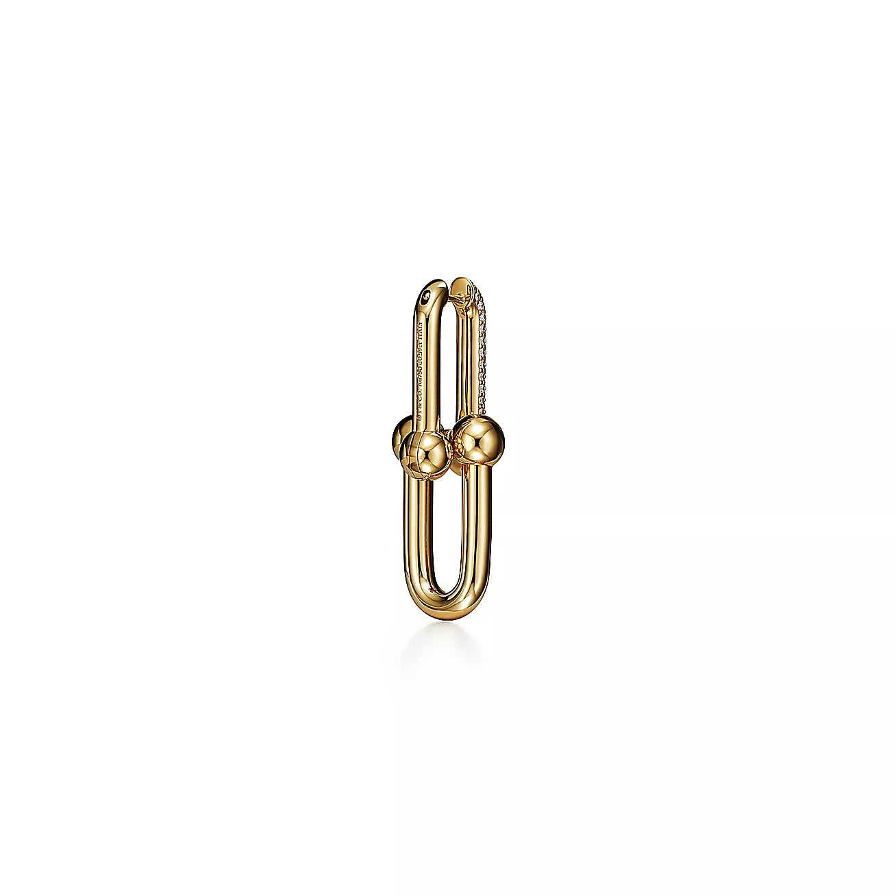 Roostick HardWear Large Link Pave Diamonds Earrings