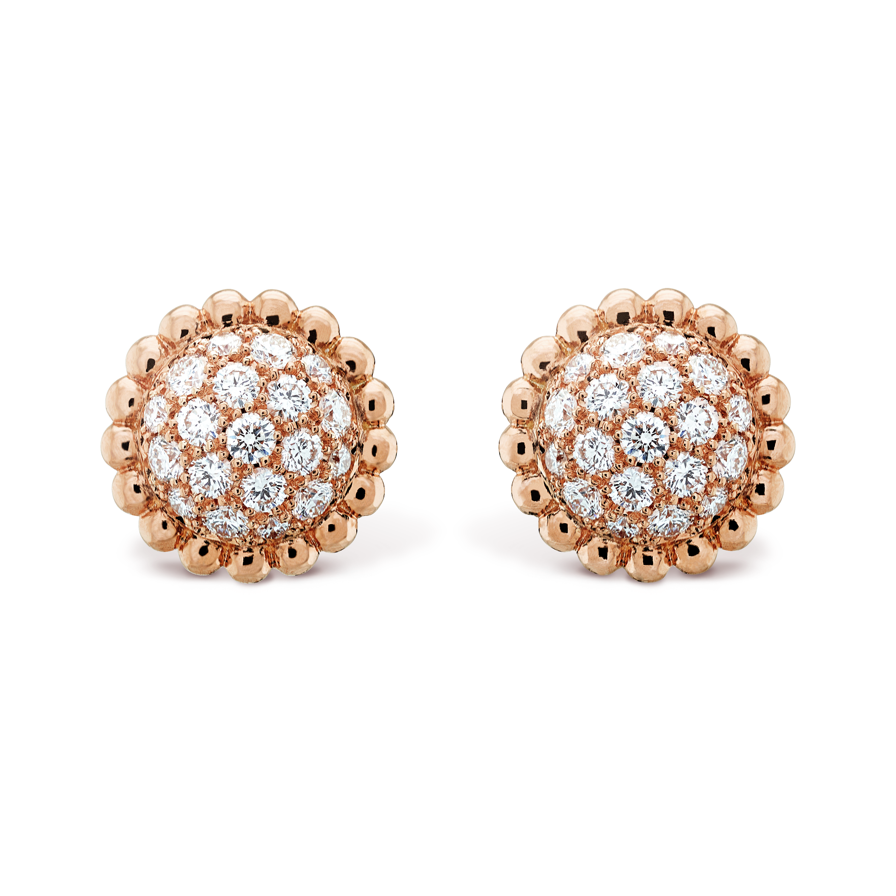 Roostick Perlée Diamonds Earrings