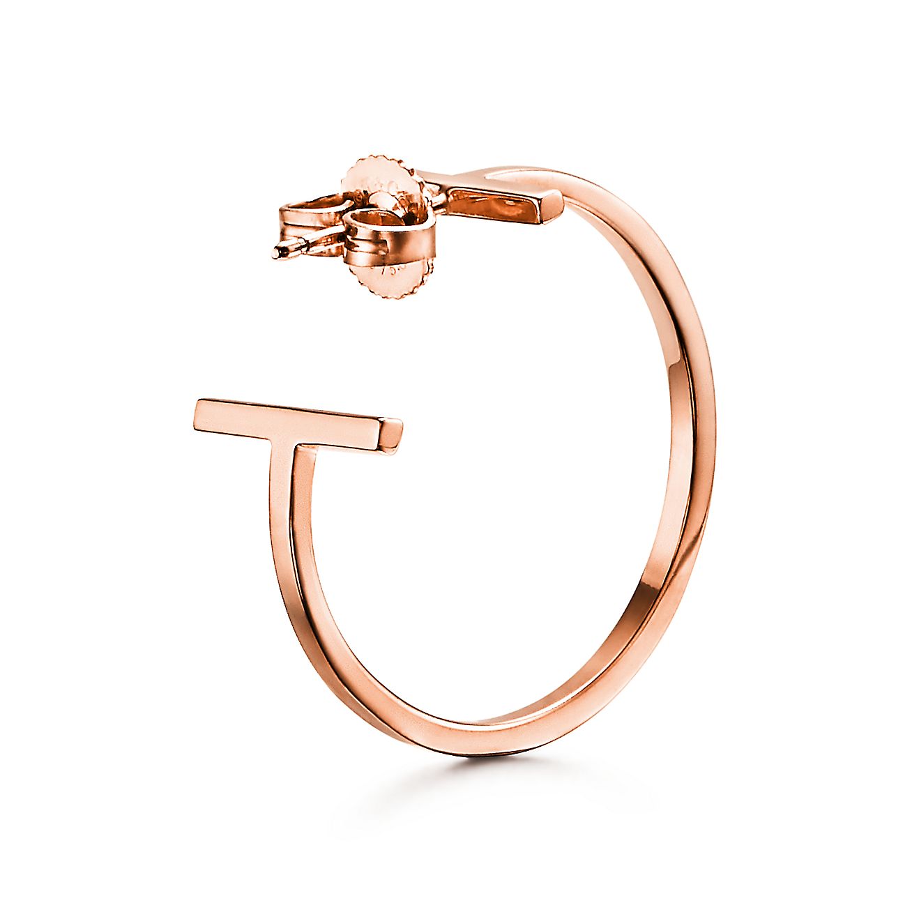 Roostick T Hoop Earrings