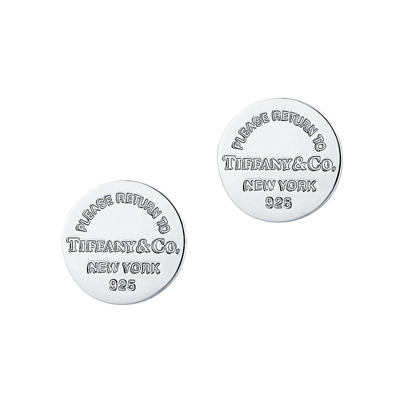 Roostick 18K Return to T Circle Stud Earrings