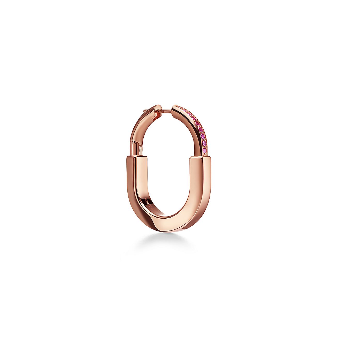 Roostick Lock ROSÉ Edition Medium Earrings