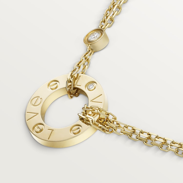Roostick Love Two Diamond Necklace
