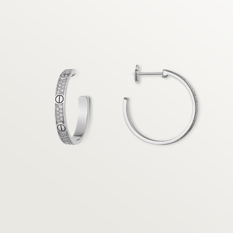 Roostick Love Pave Diamonds Earrings