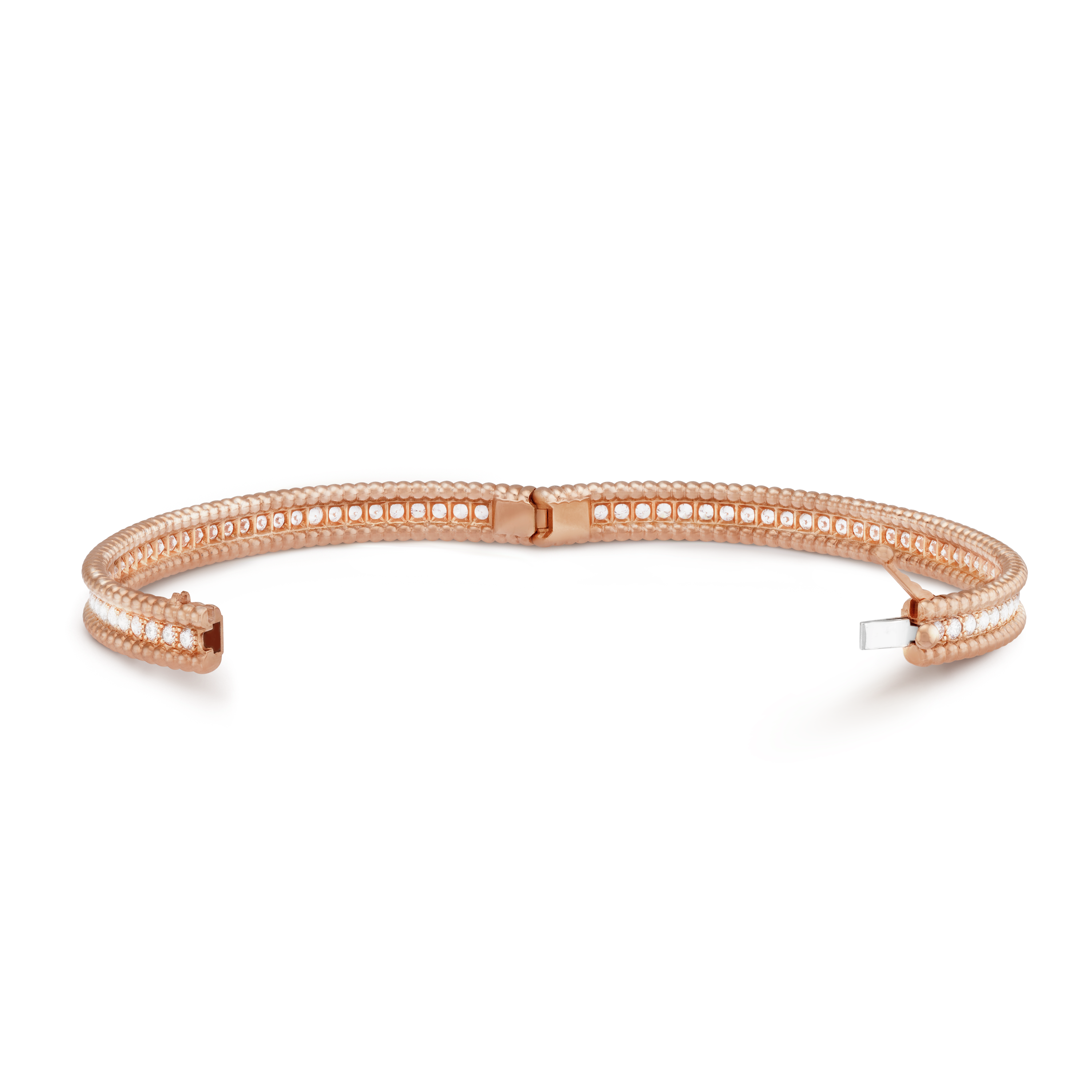 Roostick Perlée Diamonds One Row Bracelet