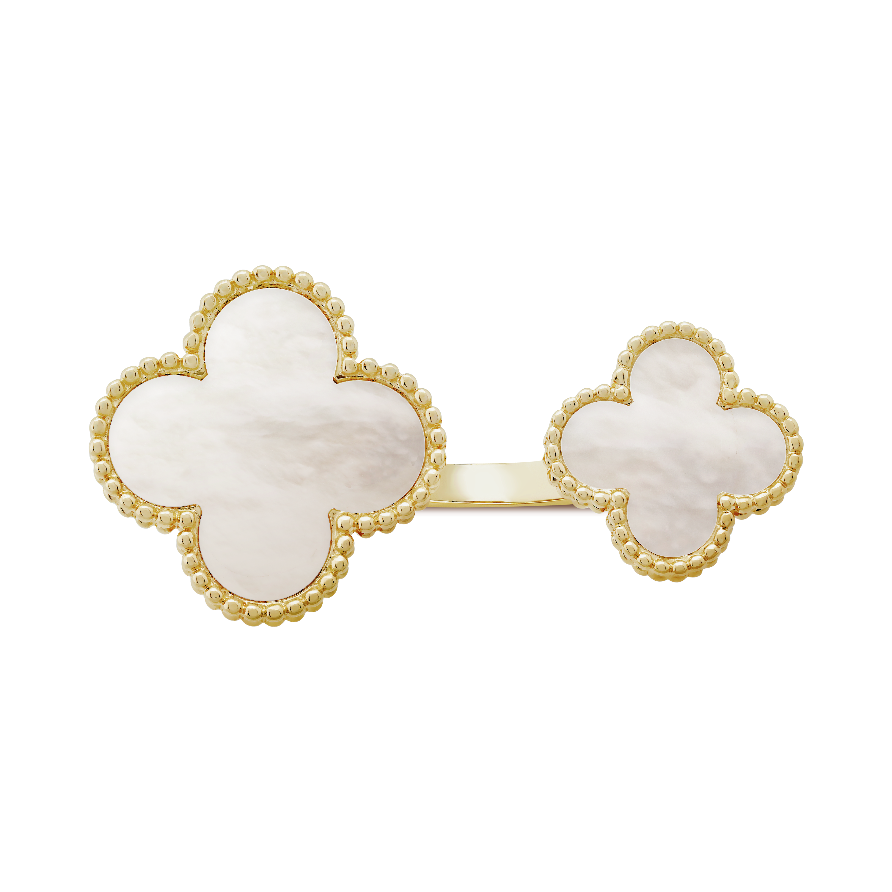 Roostick Magic Alhambra Mother Of Pearls Clover Ring