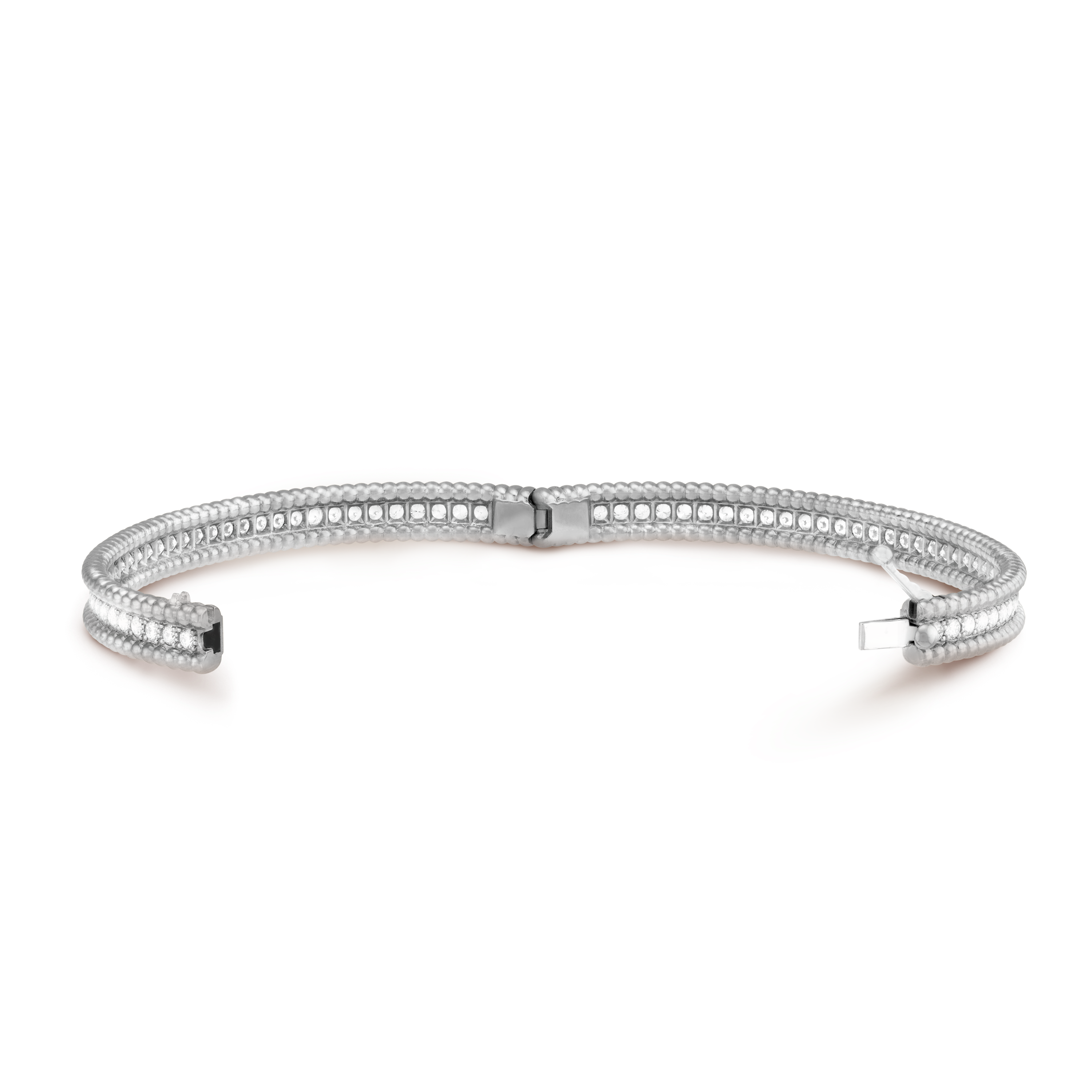 Roostick Perlée Diamonds One Row Bracelet