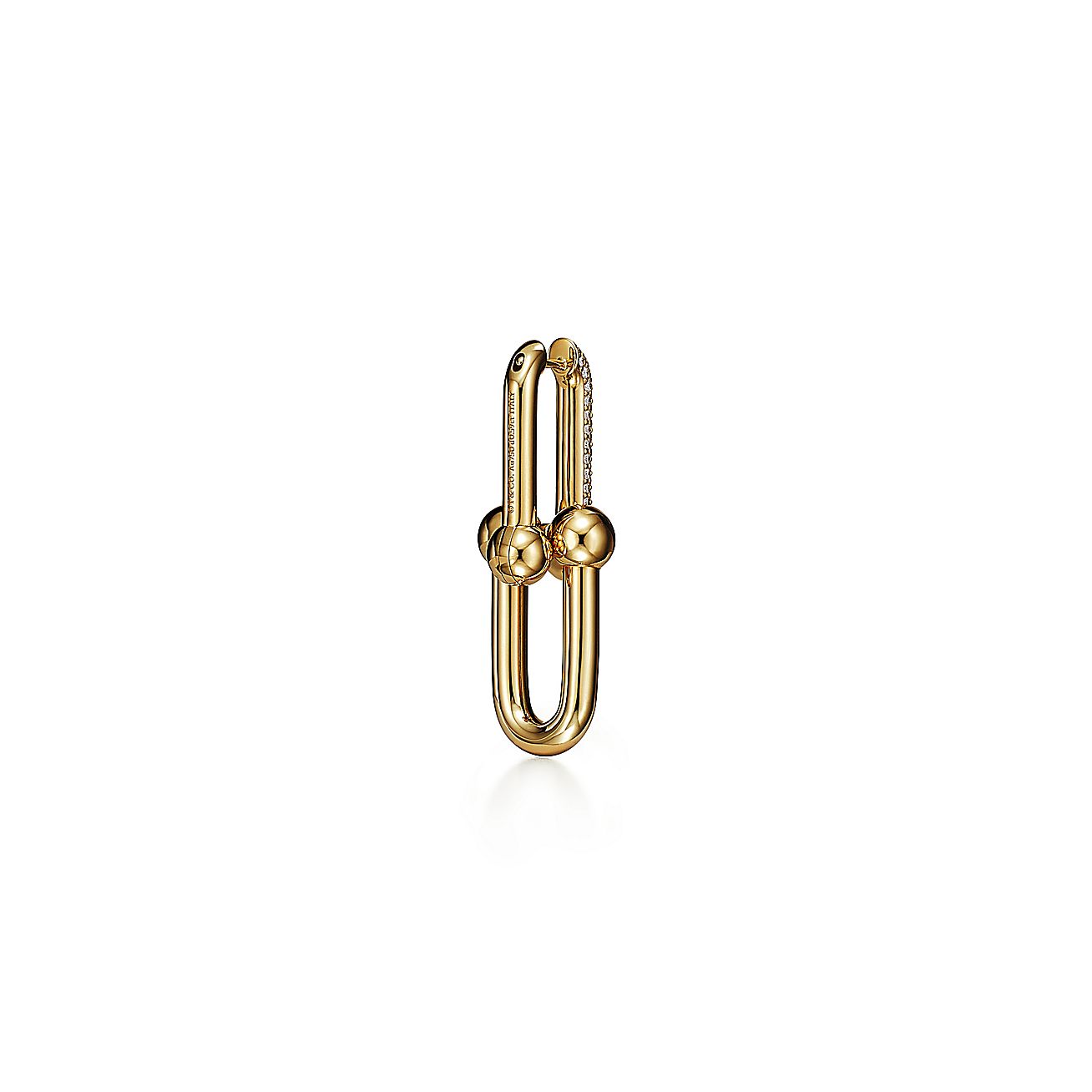 Roostick HardWear Large Link Pave Diamonds Earrings