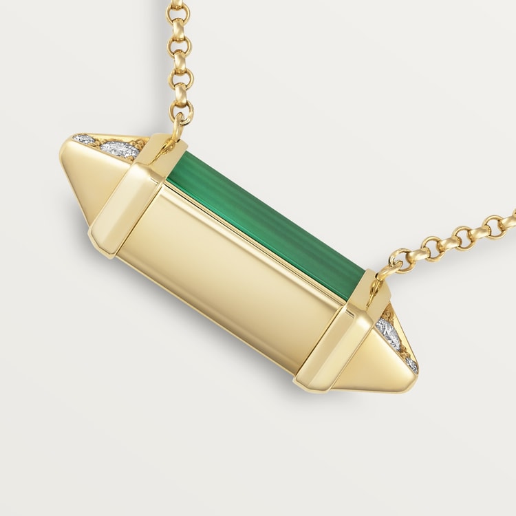 Roostick Les Berlingots De Malachite Necklace
