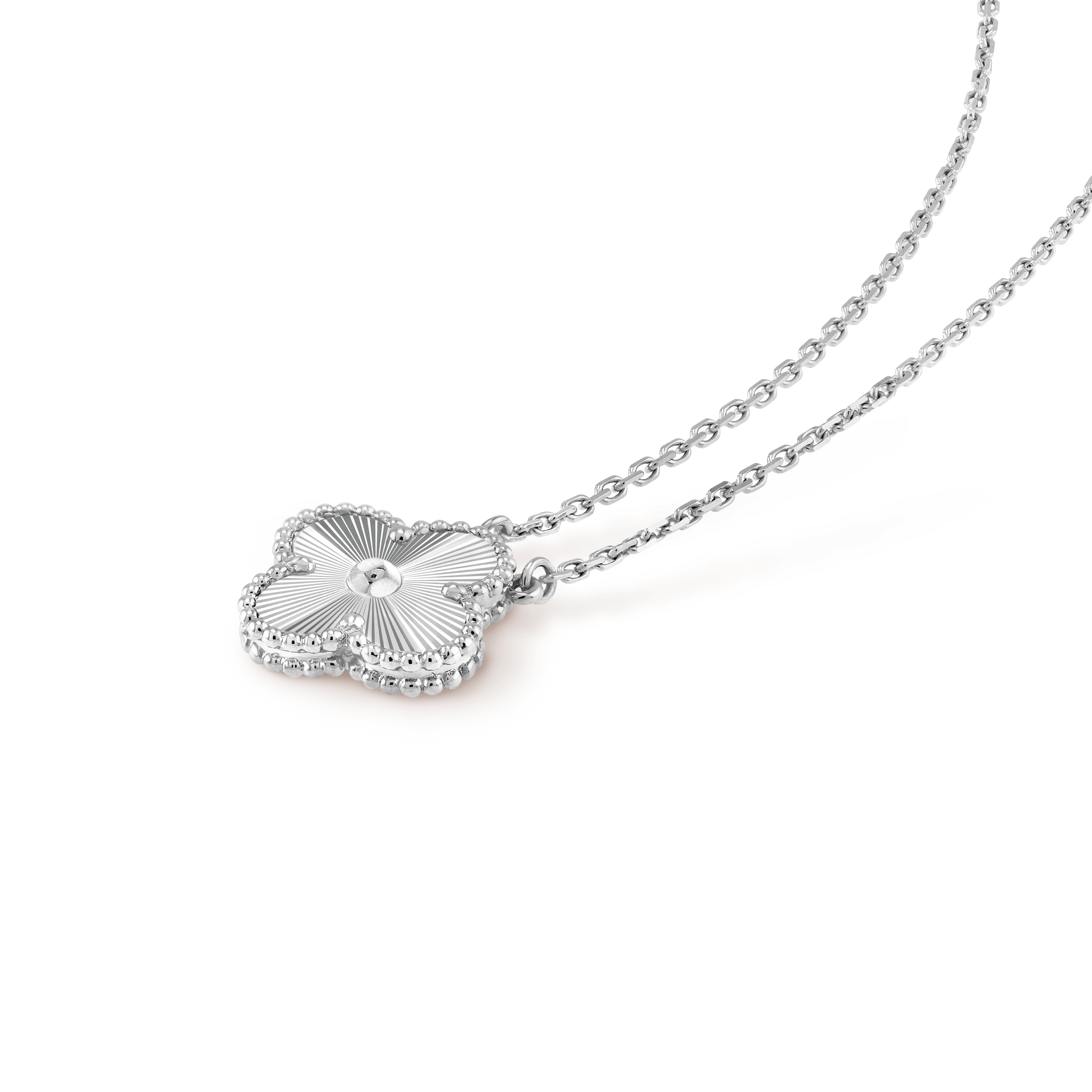 Roostick Vintage Alhambra Pendant Clover Necklace