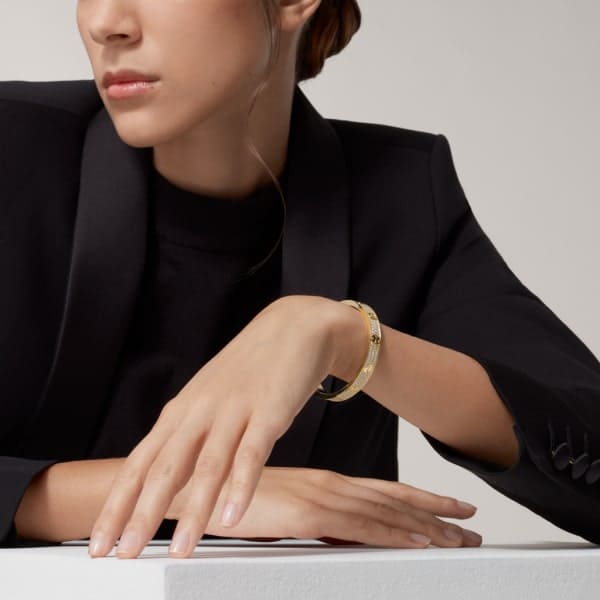 Roostick Love Pave Diamonds Bracelet