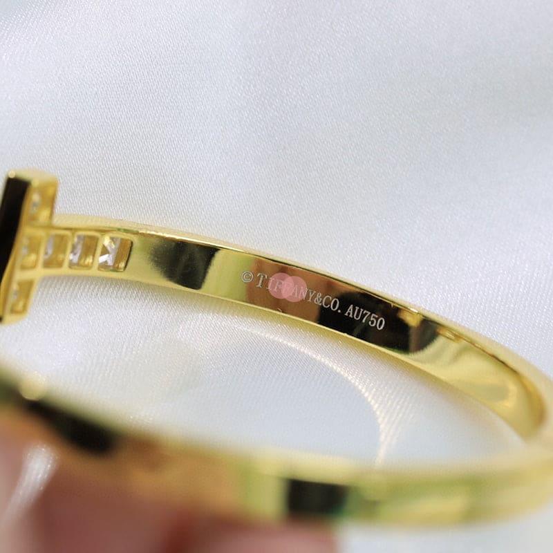 Roostick T Diamond Open Square Bracelet