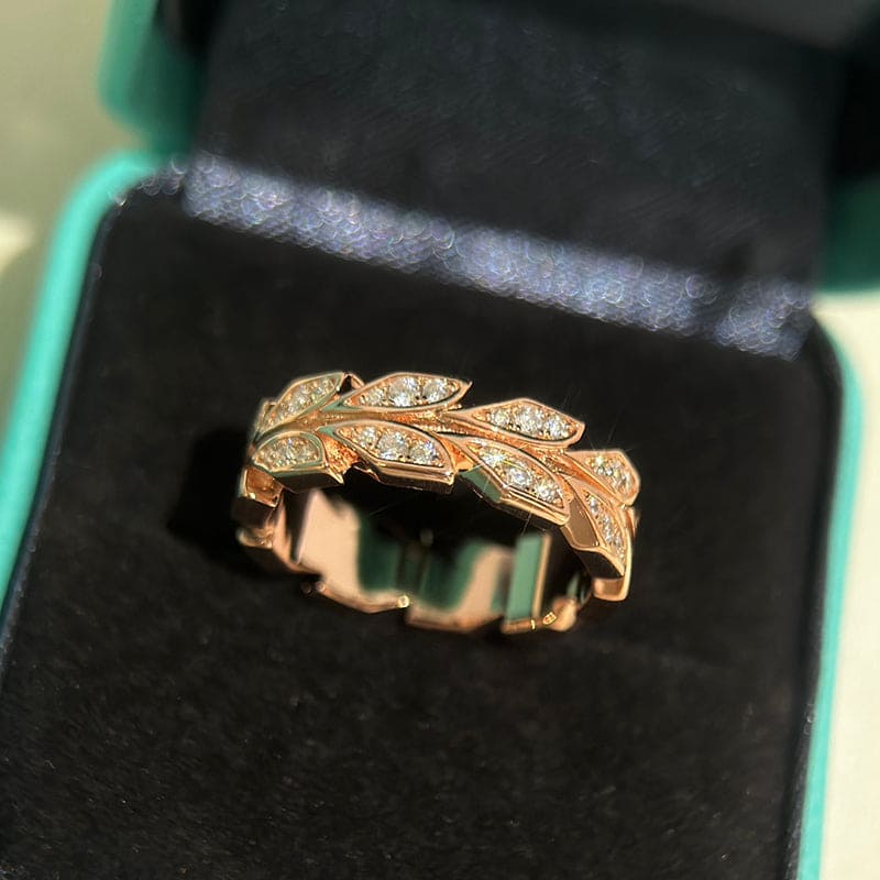 Roostick Victoria Vine Band Diamond Ring