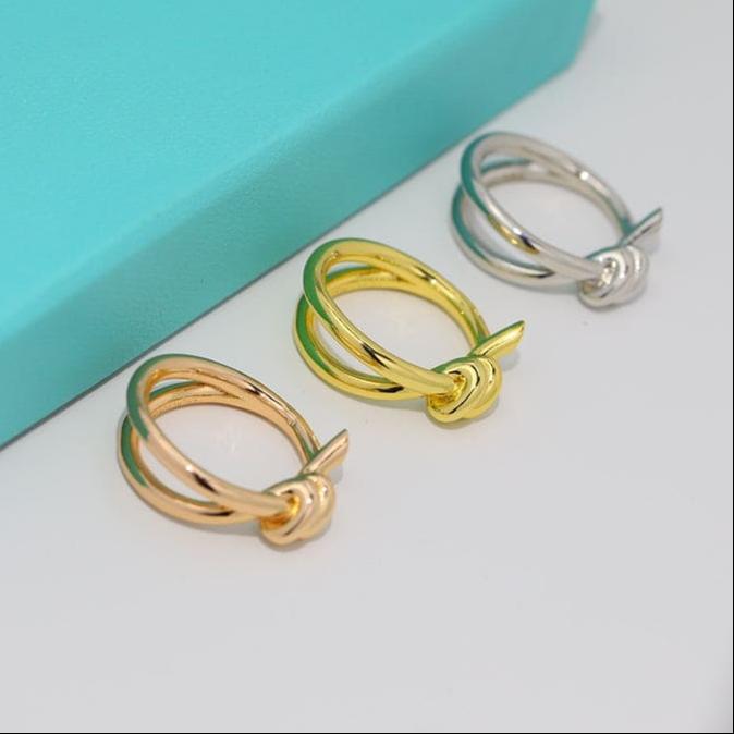 Roostick Knot Double Row Ring