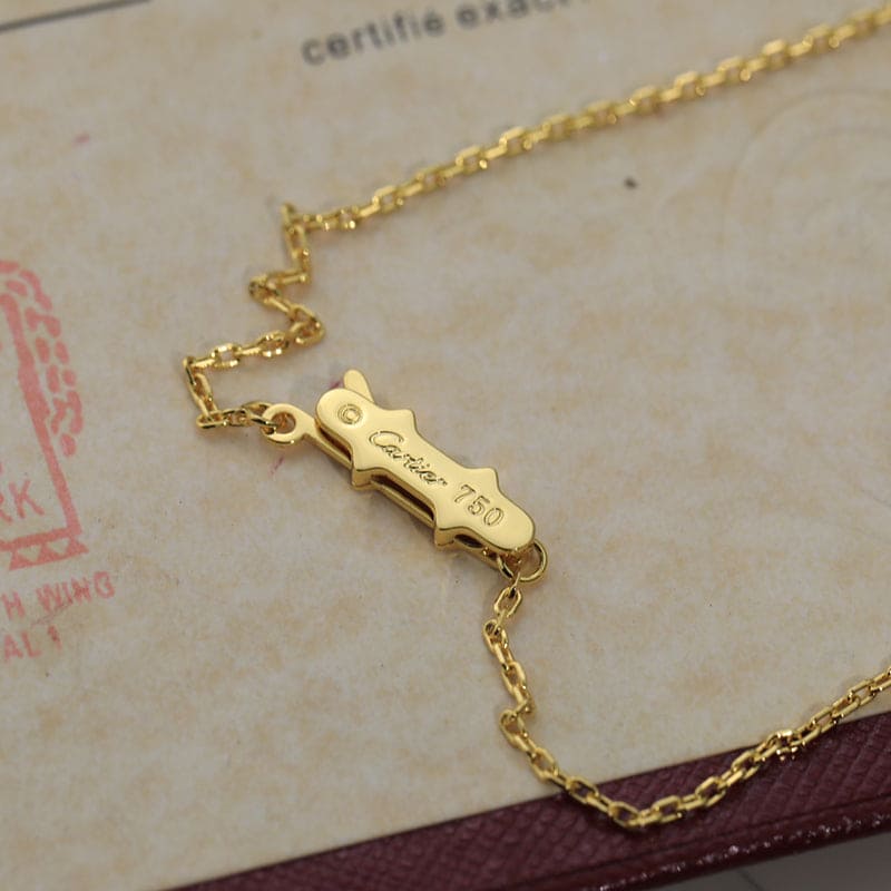 Roostick Love Diamond-Paved Love Necklace
