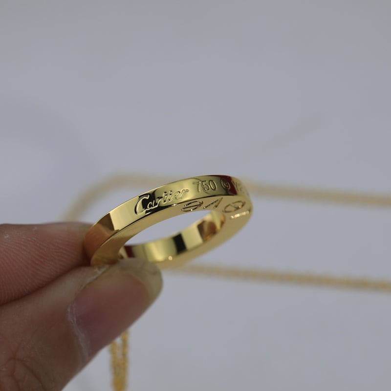 Roostick Love Diamond-Paved Love Necklace