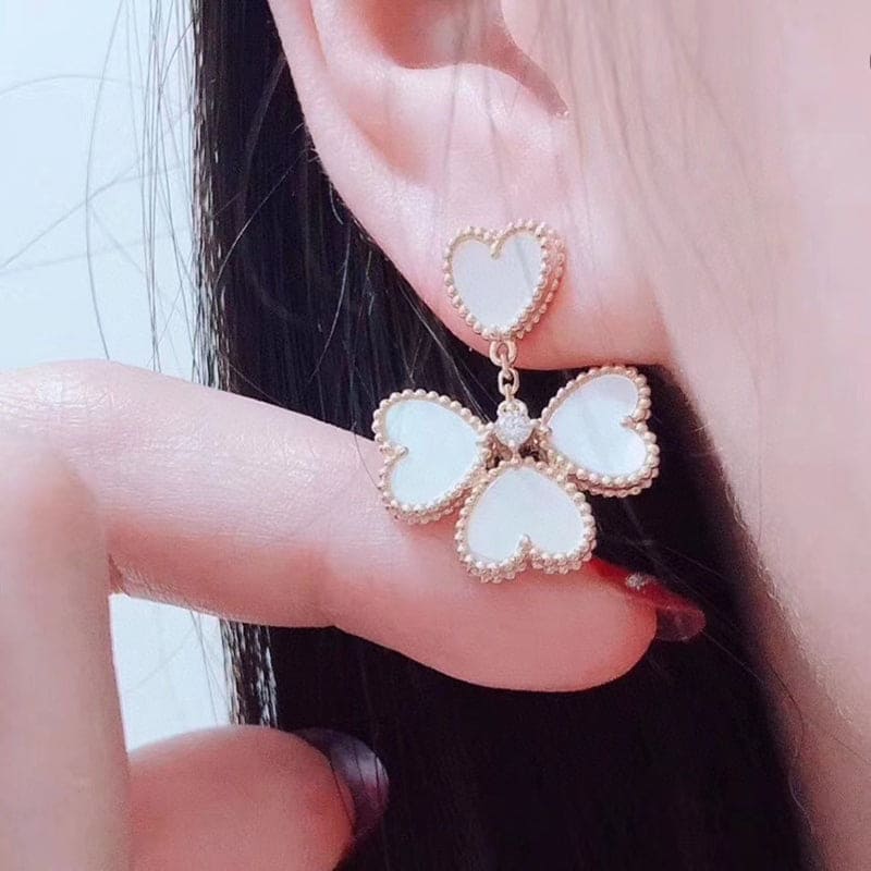 Roostick Sweet Alhambra Effeuillage Earrings
