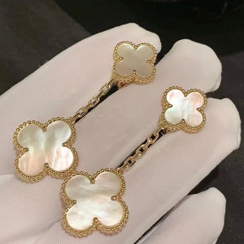 Roostick Magic Alhambra Earclips Earrings