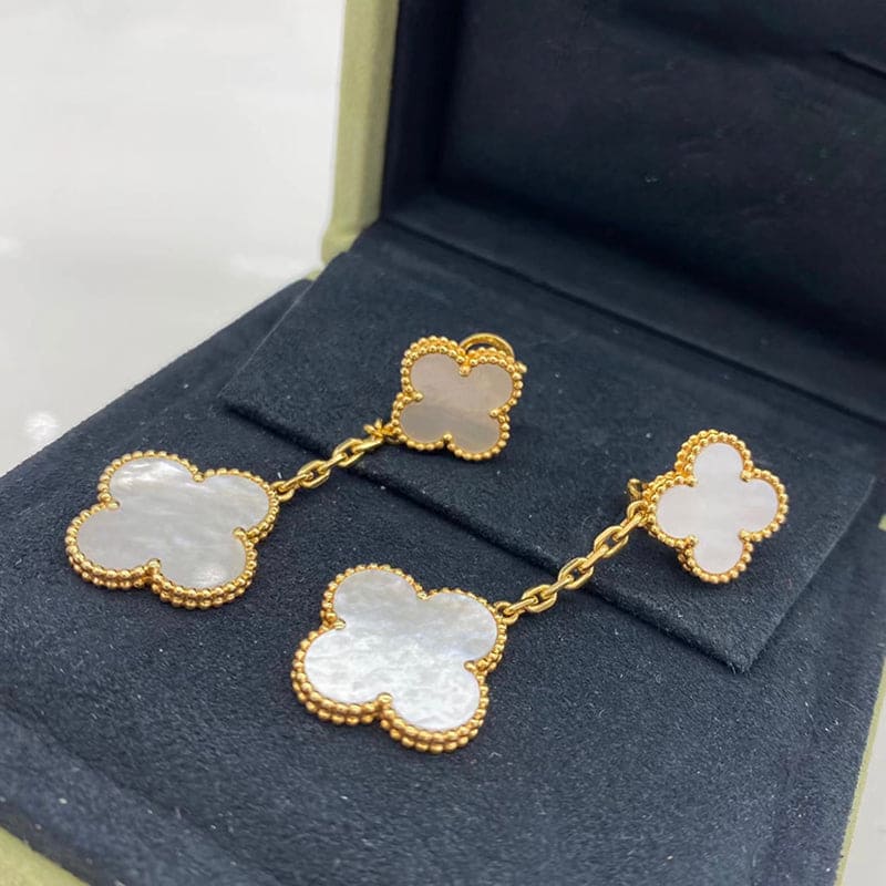 Roostick Magic Alhambra Earclips Earrings