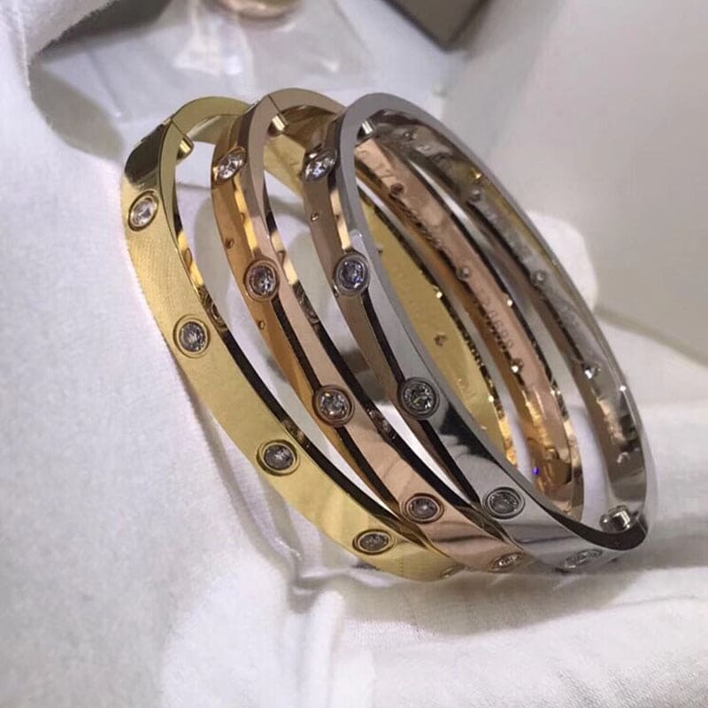 Roostick 10 Diamonds Love Bracelet