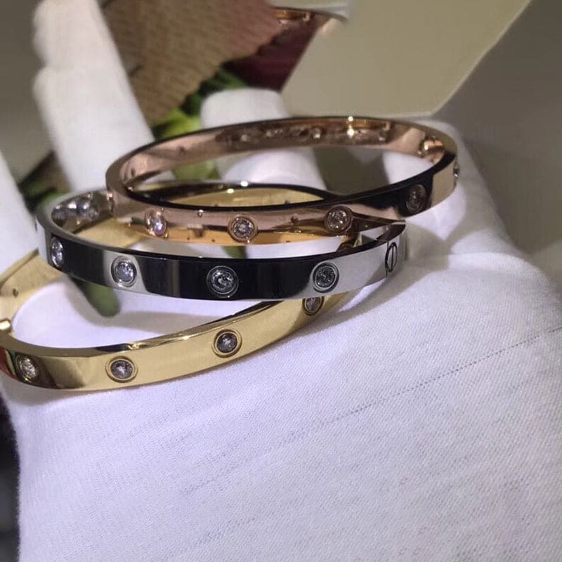 Roostick 10 Diamonds Love Bracelet