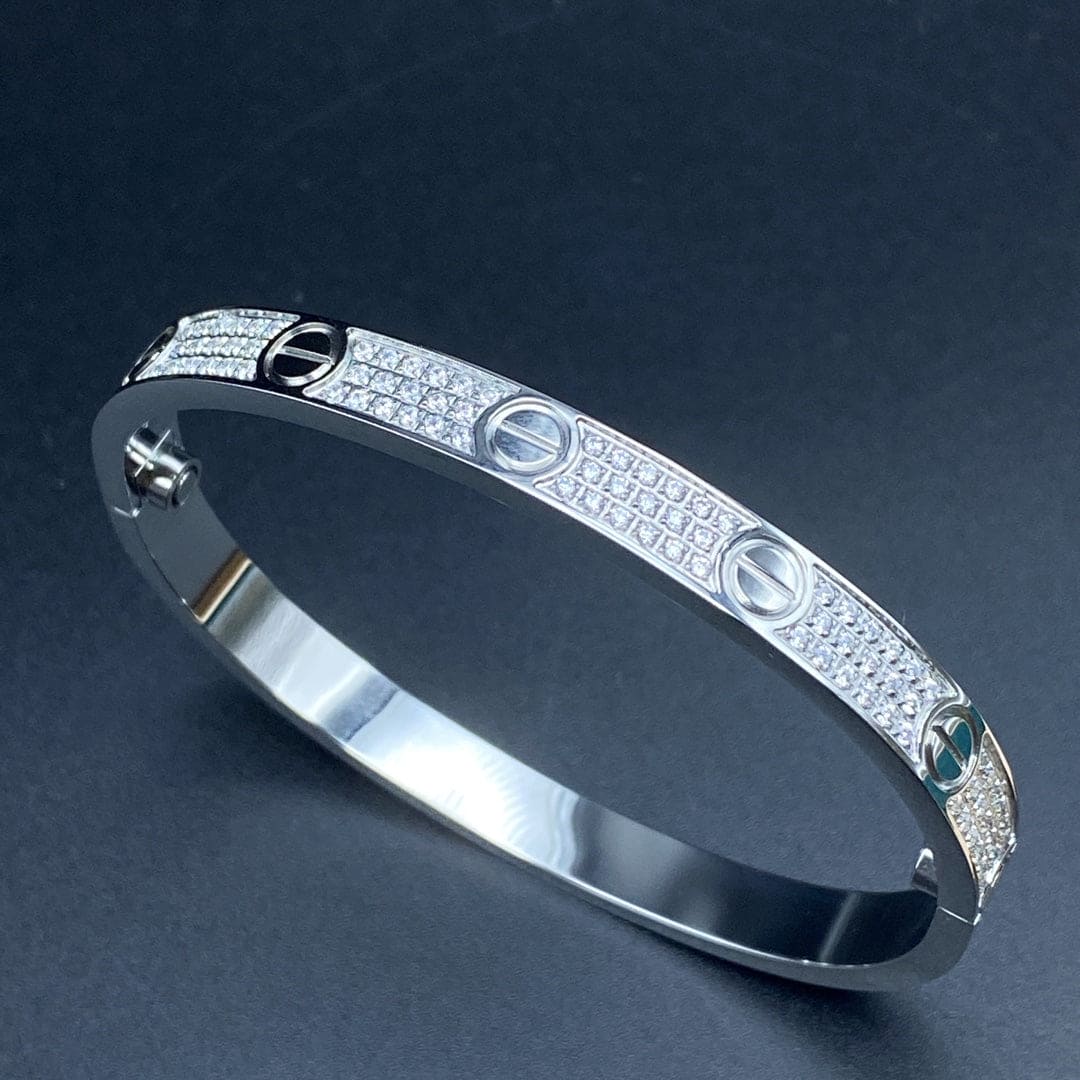 Roostick Love Pave Diamonds Bracelet