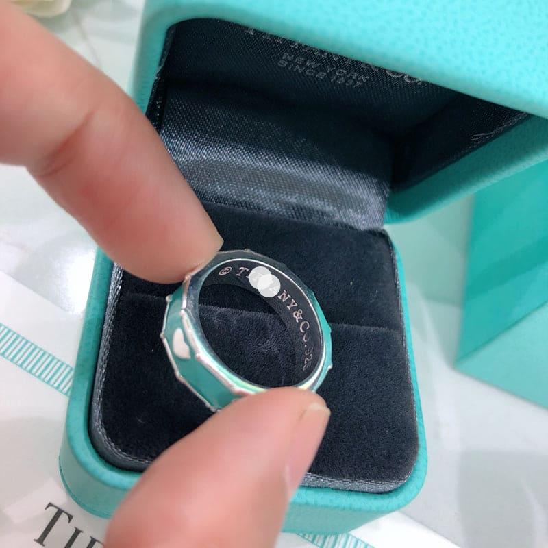 Roostick Blue Love Heart Ring