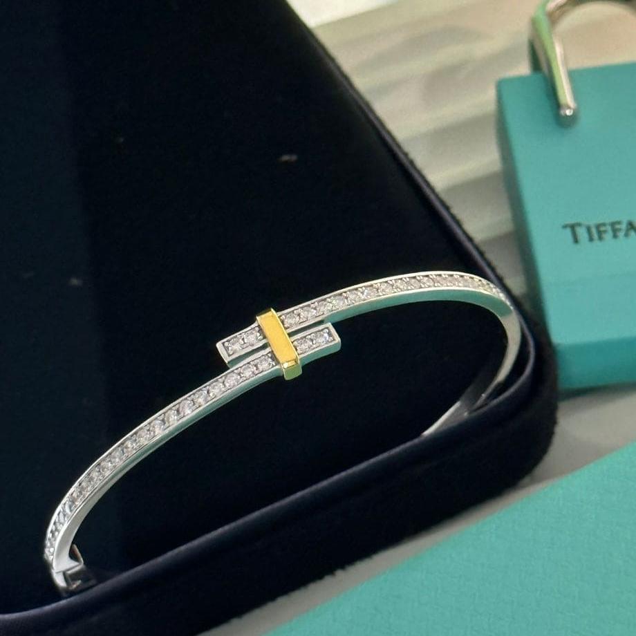 Roostick Edge Hinged Bypass Bangle Bracelet