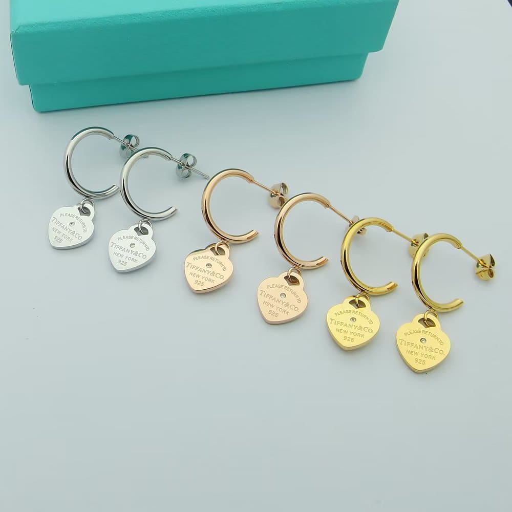 Roostick 18K Return to T Hoop Earrings