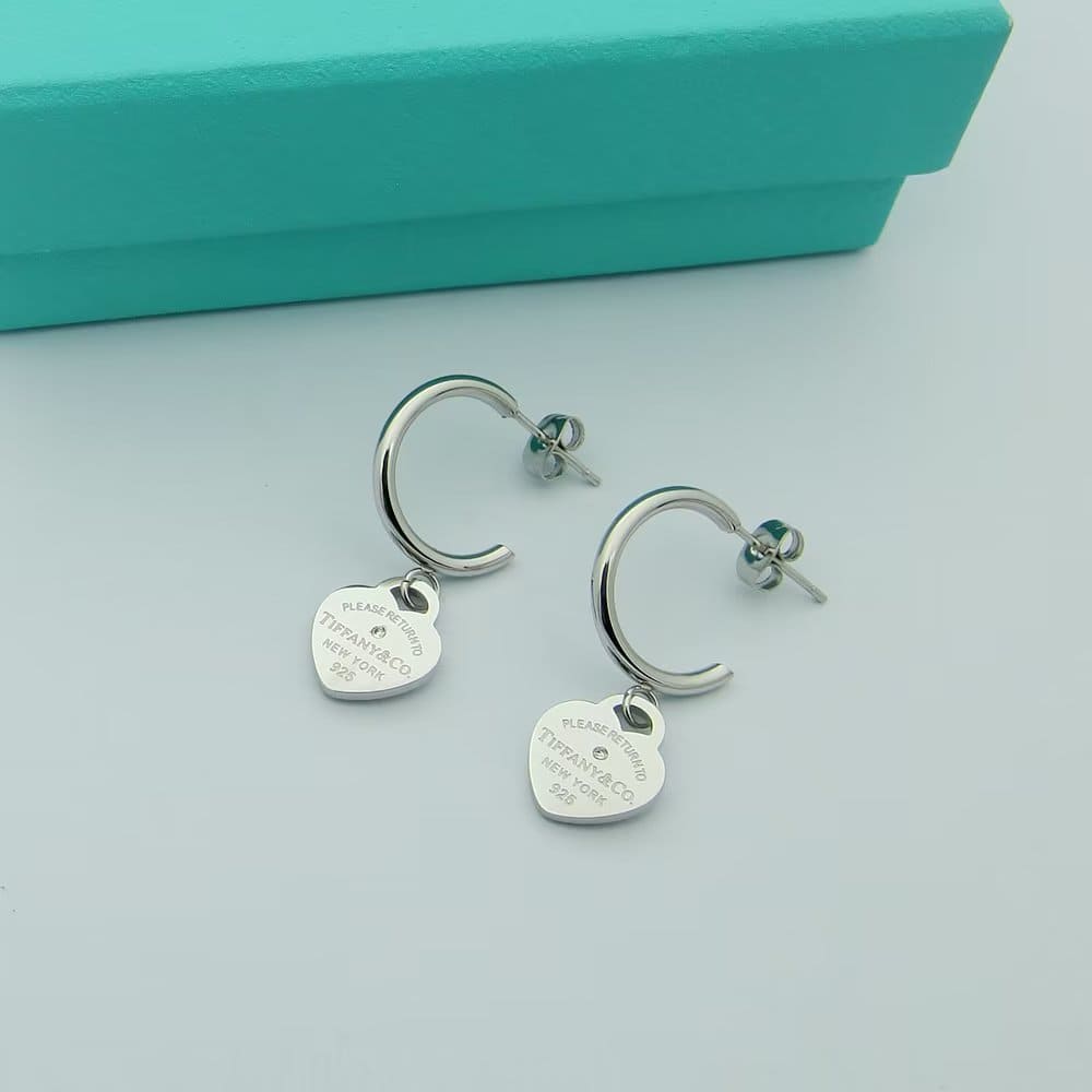 Roostick 18K Return to T Hoop Earrings