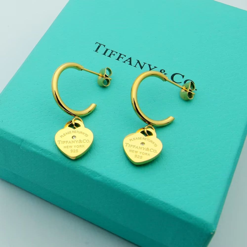 Roostick 18K Return to T Hoop Earrings