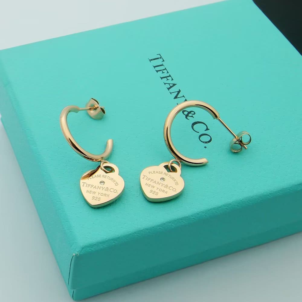 Roostick 18K Return to T Hoop Earrings