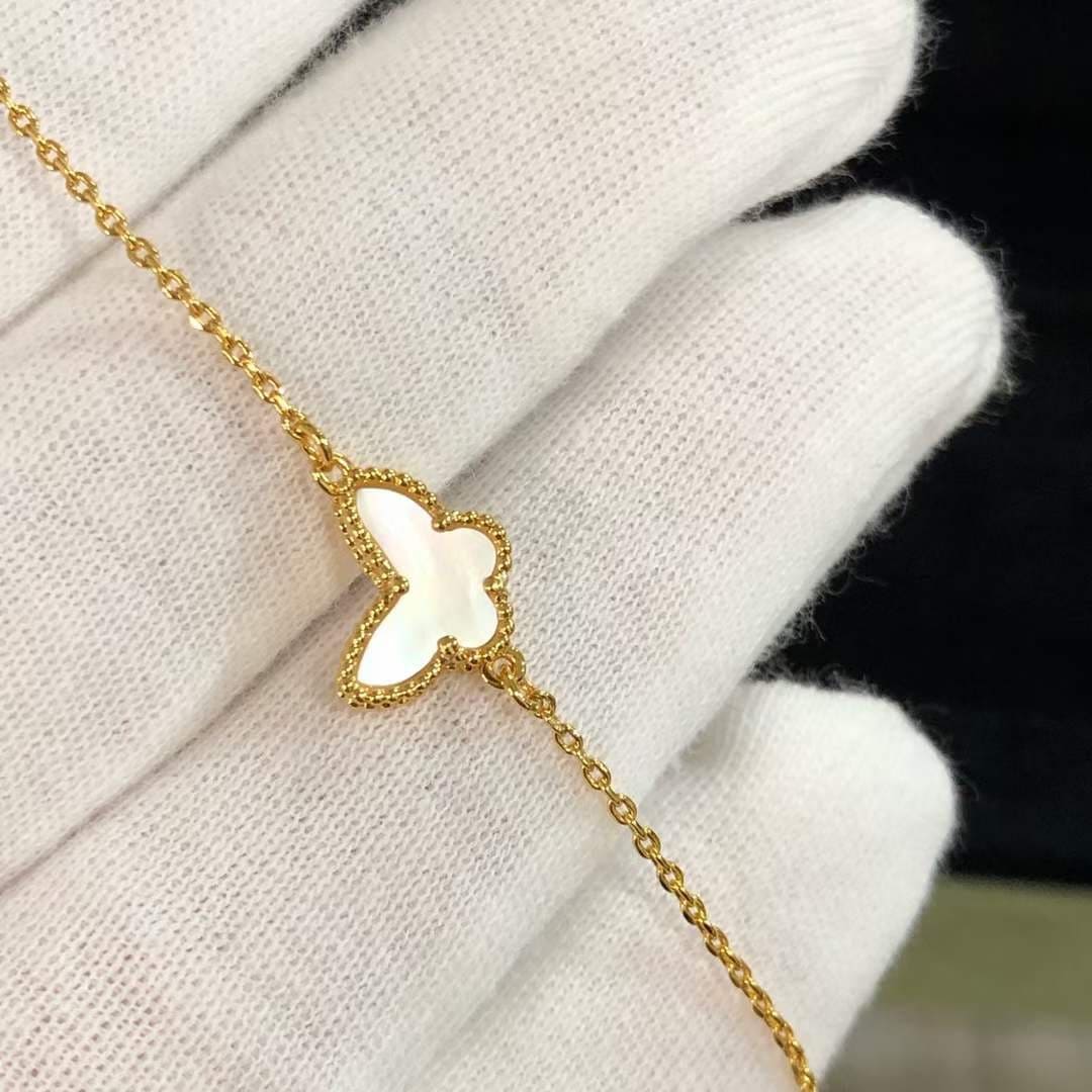 Roostick Lucky Alhambra Butterfly Pendant Bracelet