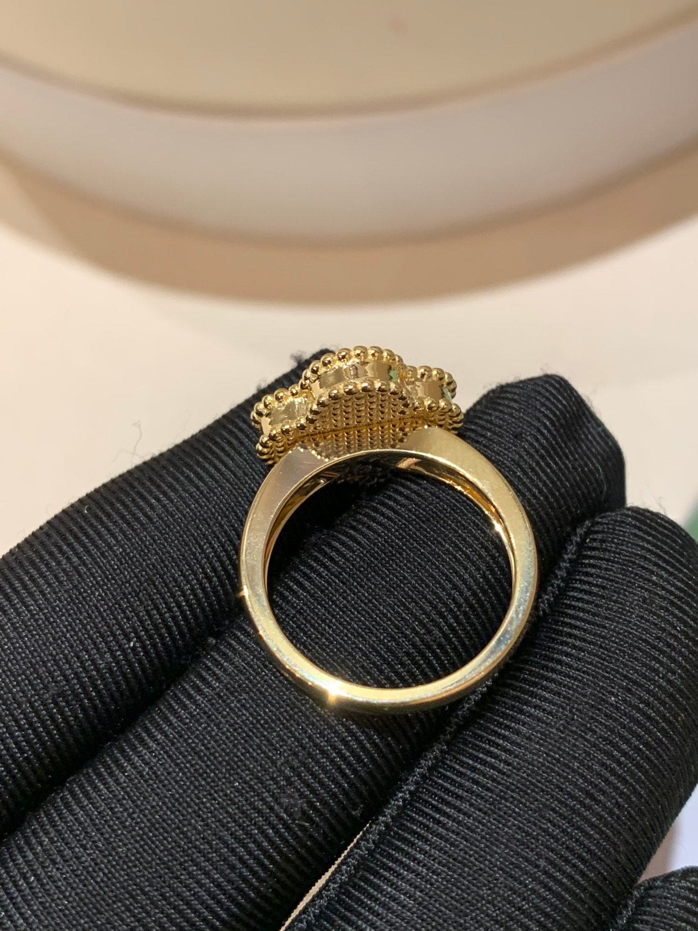 Roostick Vintage Alhambra Black Ring