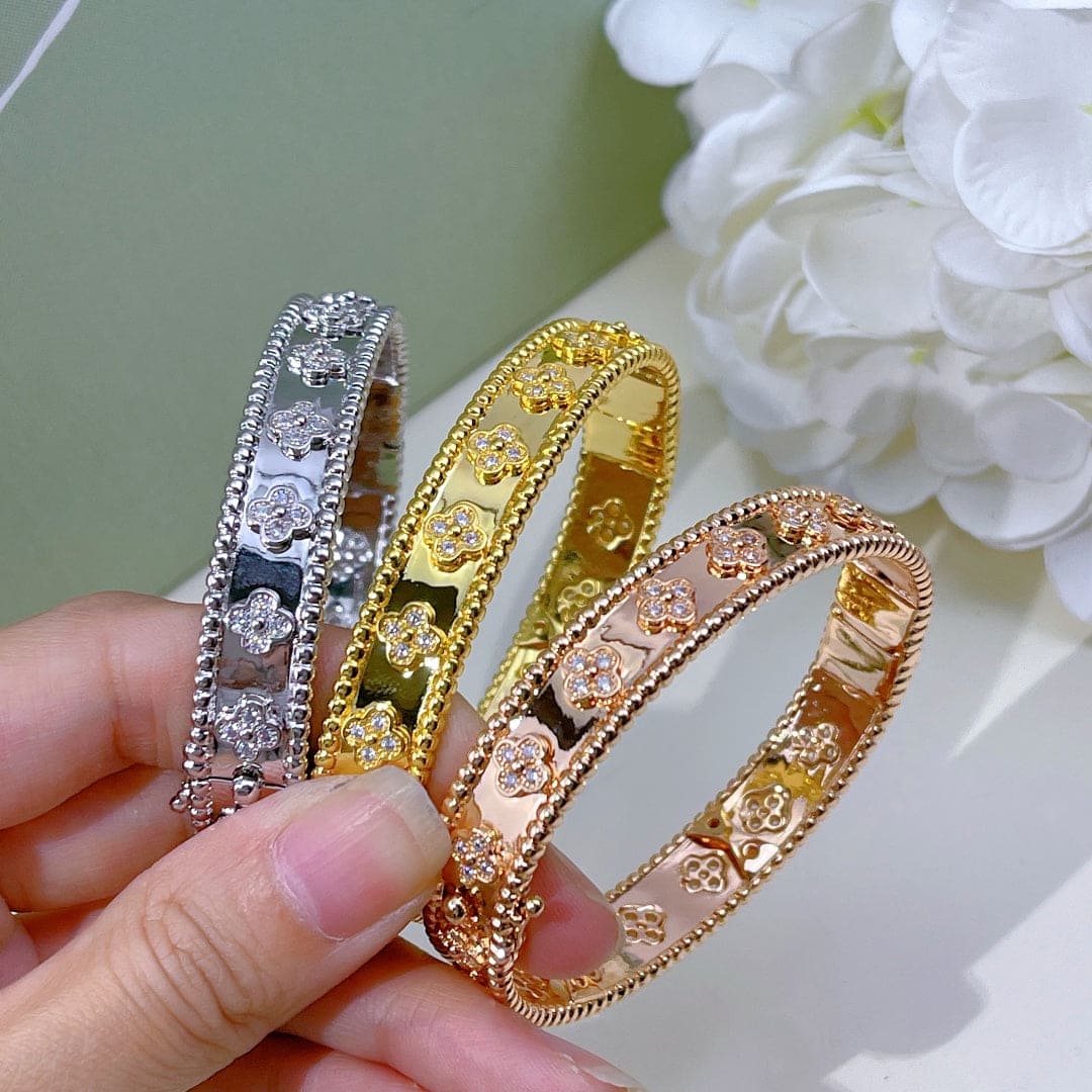 Roostick Perlée Clovers Bracelet