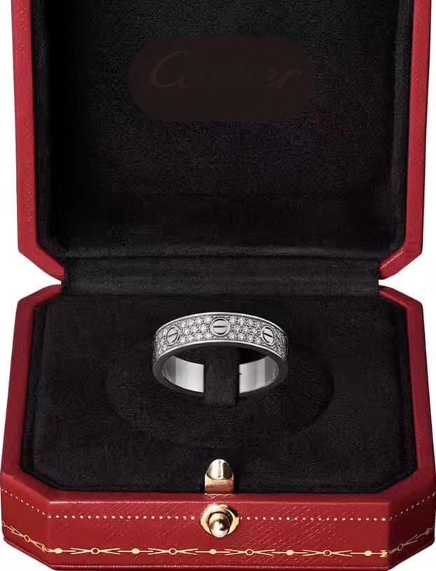 Roostick Love Diamond-Paved 5mm Ring