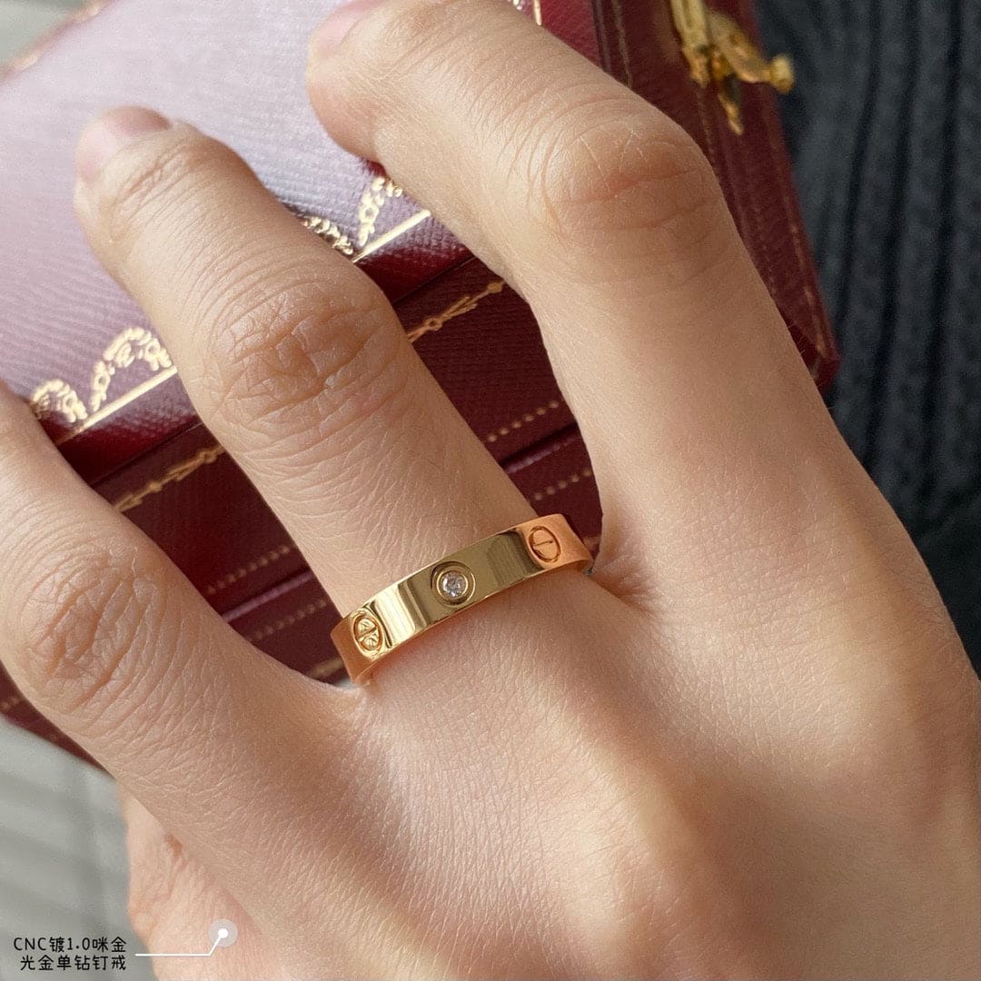 Roostick Love Wedding One Diamond Ring